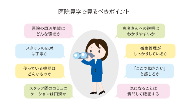 医院見学で見るべきポイント